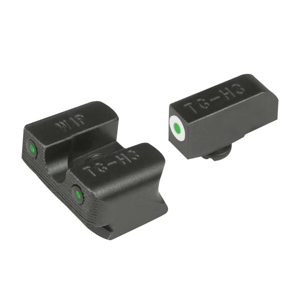 TruGlo Tritium Pro Front/Rear Night Sight Set for Walther P99/PPQ Pistols - TG231W1W - Truglo