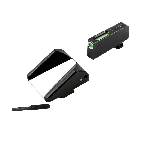 TruGlo Brite-Site TFX Front/Rear 3-Dot Day/Night Sight Set for Glock 17/17L/19 Pistols - TG13GLFST - Truglo