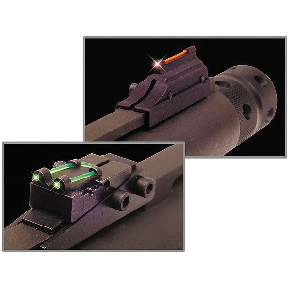 TruGlo Pro Series Magnum Gobble-Dot Front/Rear 3-Dot Sight Set w/ Elevation Ramp for Benelli Super Black Eagle Shotguns - TG944D - Truglo
