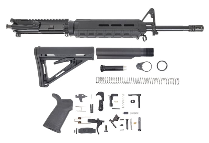 PSA 16" Midlength 5.56 NATO 1:7 Nitride MOE Freedom Rifle Kit - 7780444