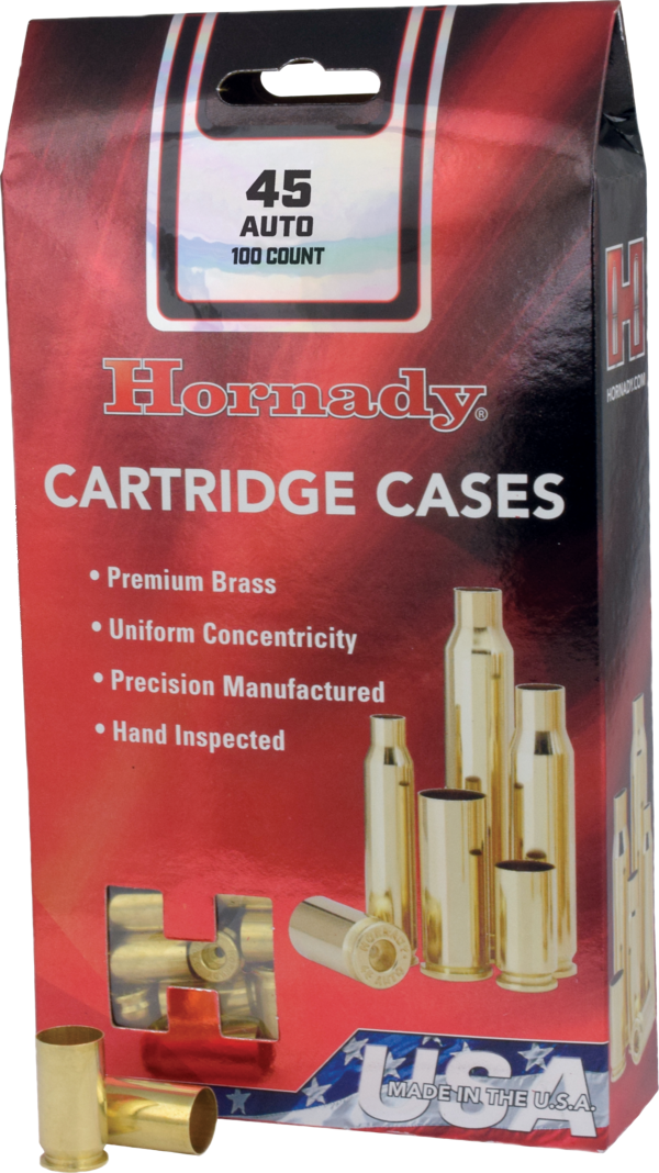 Hornady New Unprimed Brass .40 S&W Cartridge Cases, 200 count - 8720 - Hornady