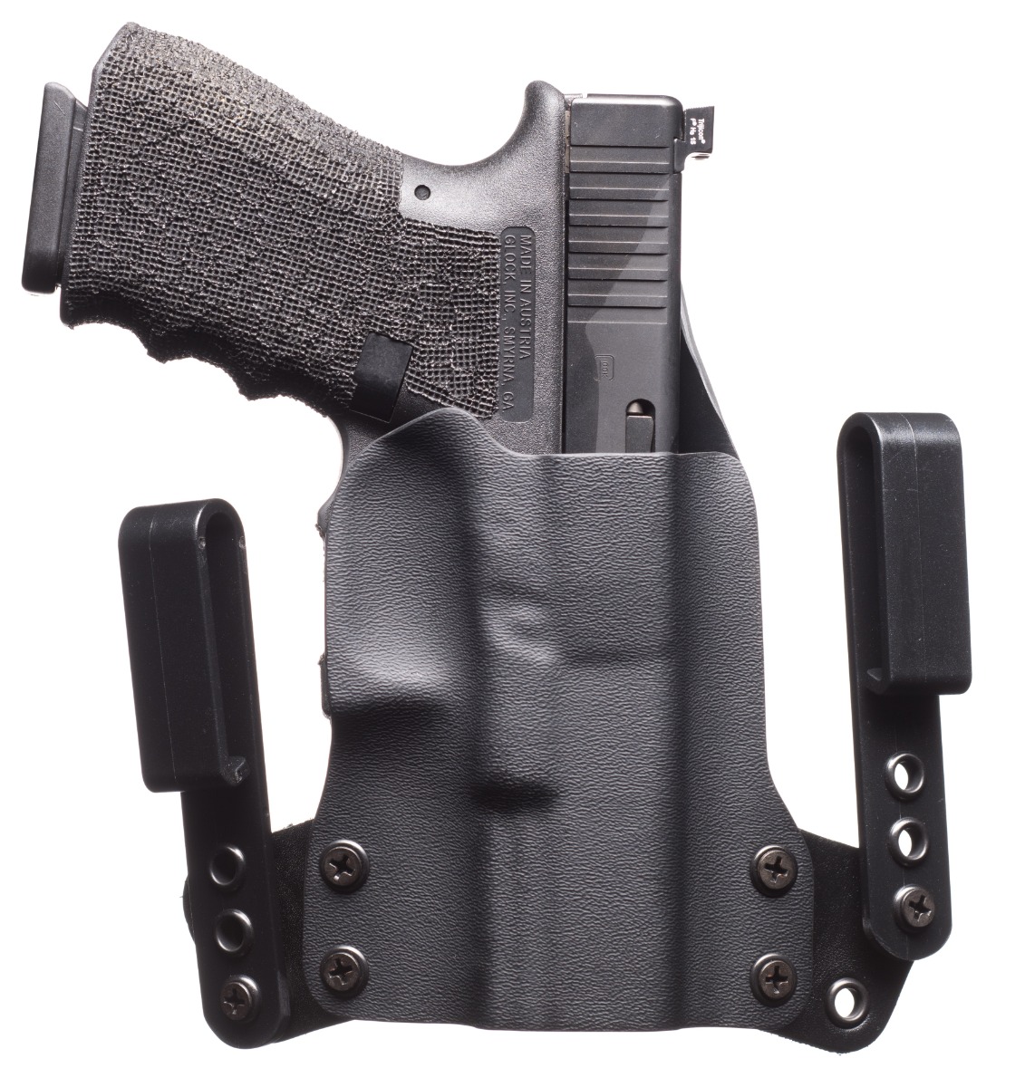 BlackPoint Mini WING IWB Holster RH, Black Kydex, Fits S&W M&P Shield - 101701 - Black Point Tactical