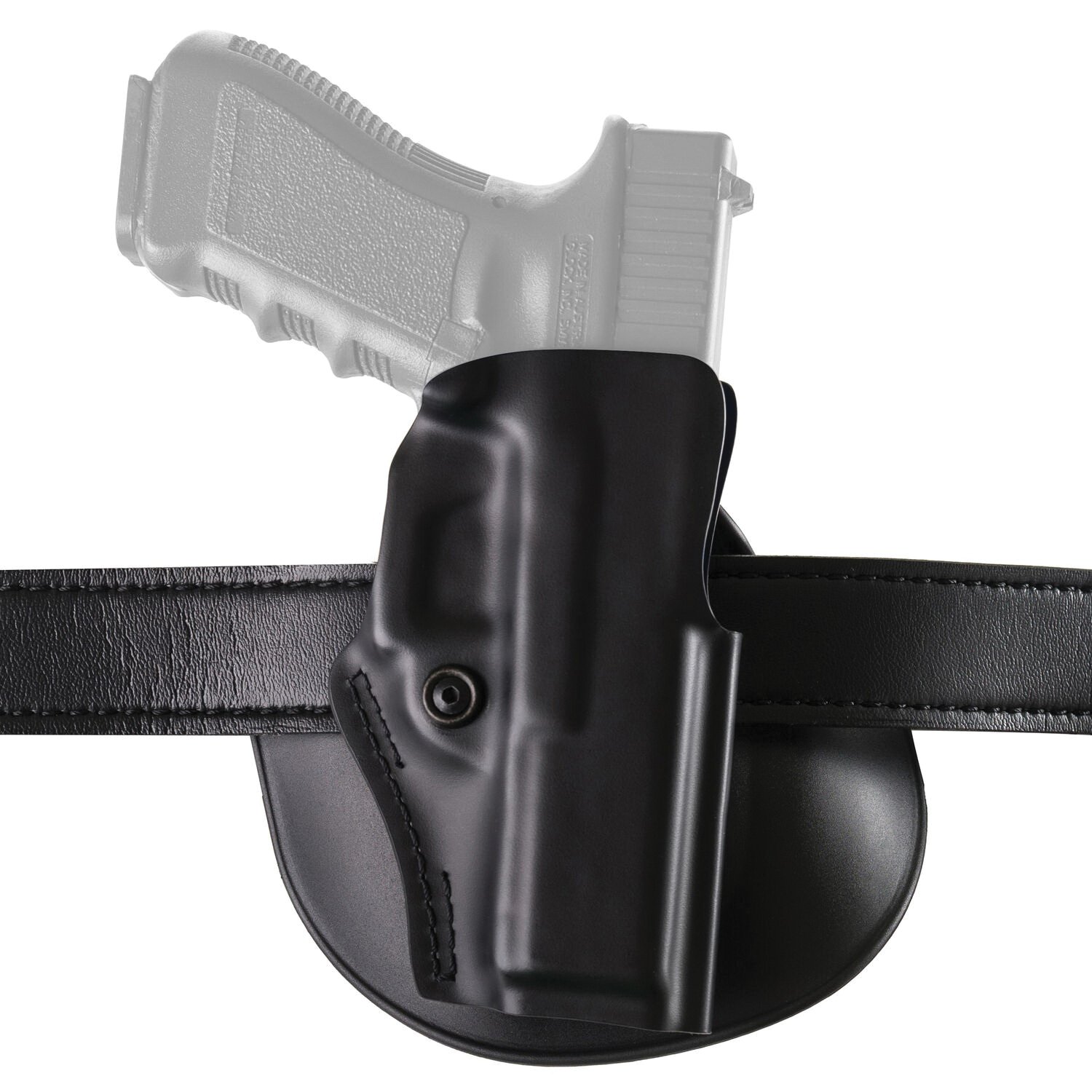 Safariland 5198 Right Hand Glock 19/23 Open Top Concealment Holster w/ Detent, STX Plain Black - 5198-283-411 - Safariland