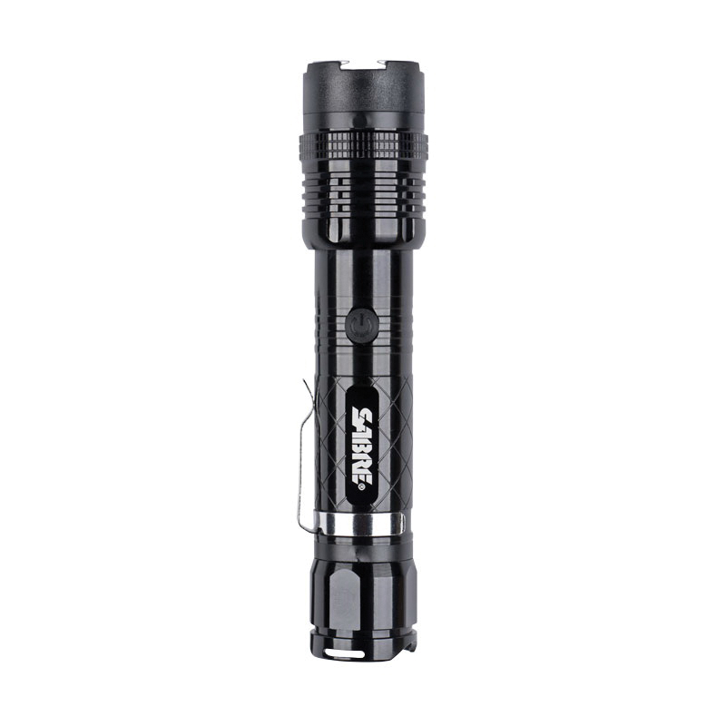 Sabre 1 MV Tactical Stun Gun w/ LED Flashlight, Black - S-1000SF - Sabre Aka Security Equipment Corp