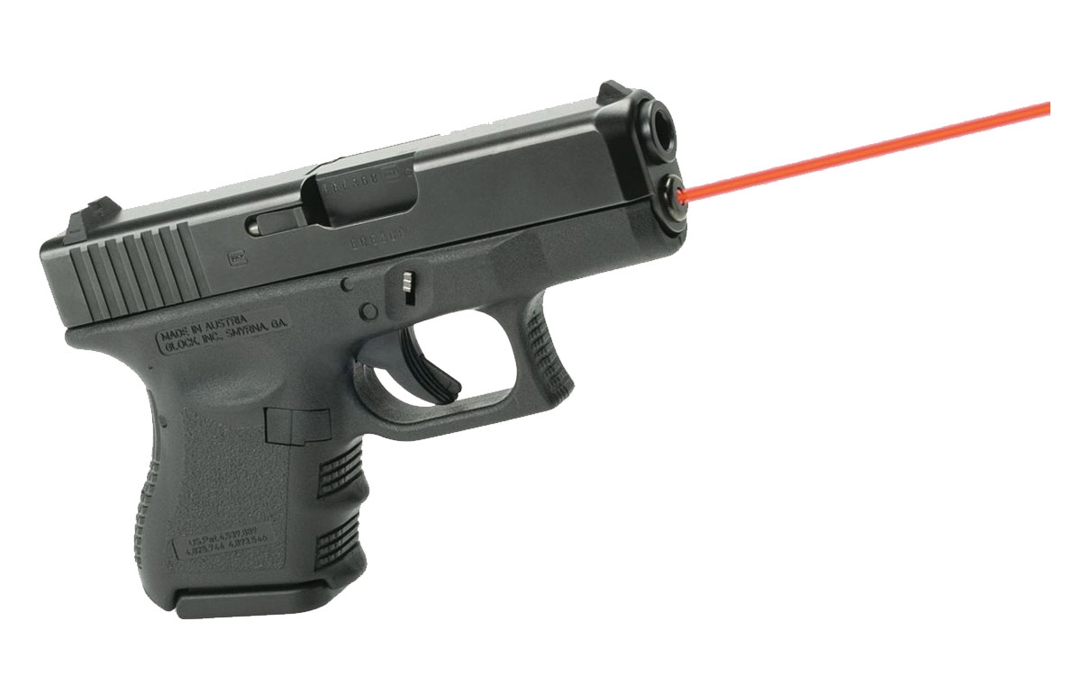 LaserMax Guide Rod Laser for Glock 26, 27, 33 Gen 1-3 Pistols, Black - LMS-1161 - Lasermax