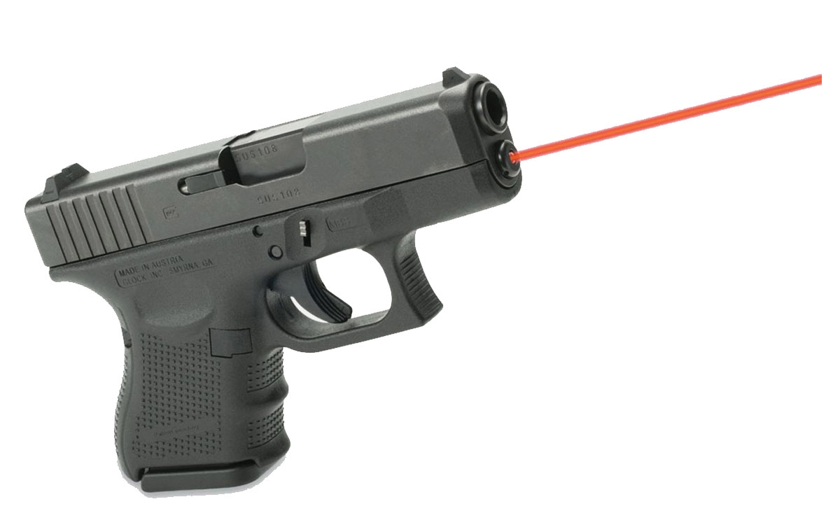 LaserMax Guide Rod Laser for Glock 26, 27, 33 Gen 4 Pistols, Black - LMS-1161-G4 - Lasermax