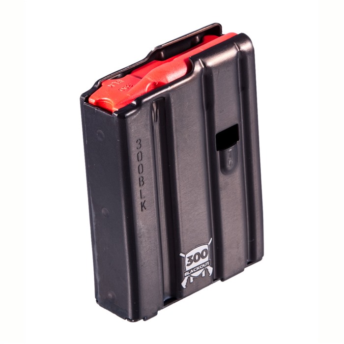 D&H 300BLK 10rd AR-15 Magazine -300BLK-AL-10-BT-RD - D&H Ind