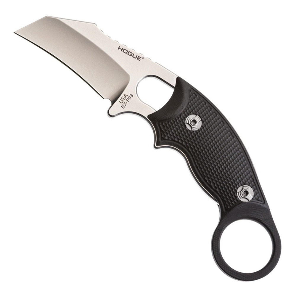 Hogue EX-F03 Fixed Knife, Black - Hogue