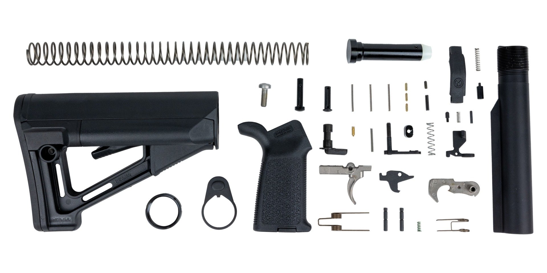 PSA AR15 STR EPT Lower Build Kit - Black - Palmetto State Armory