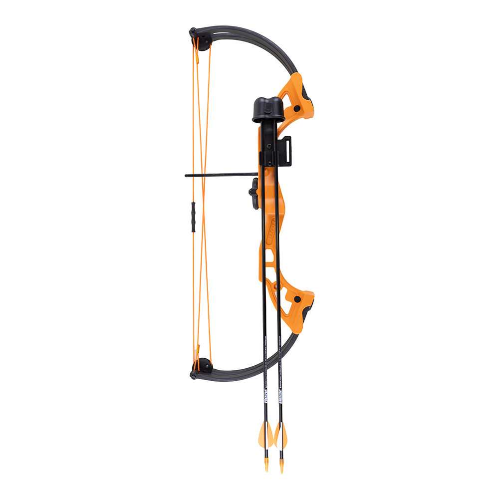 Bear Archery Brave 23LB RH Youth Compound Bow, Orange - Bear/Trophy Ridge/Cajun