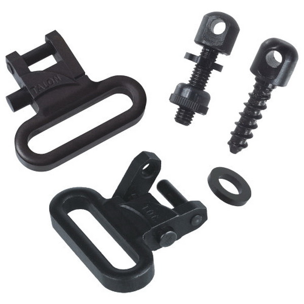 The Outdoor Connection Talon 1.25" Swivel and Screw Swivel Bases, Black - TAL-79411 - The Outdoor Connection