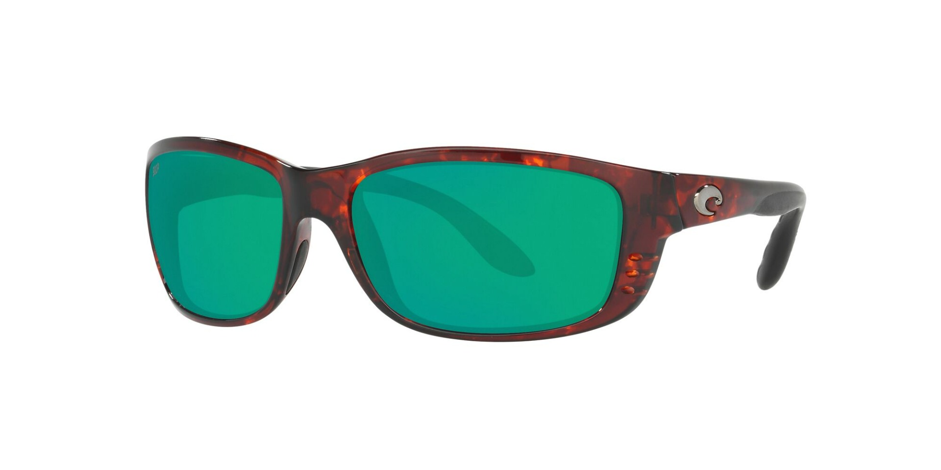 Costa Zane Tortoise Frame Green Mirror 580P Lens Sunglasses - 580P - BF - Costa