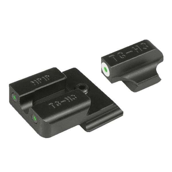 TruGlo Tritium Pro Front/Rear Night Sight Set for S&W M&P, White - TG231MP1W - Truglo