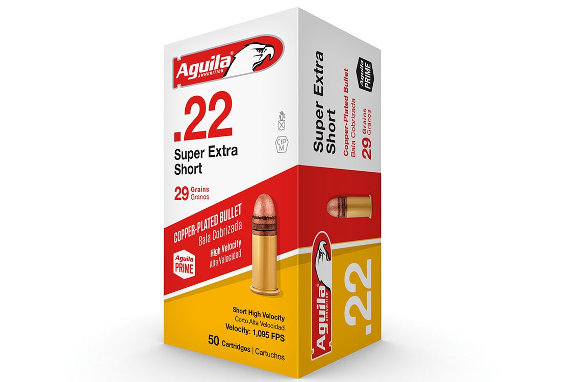 Aguila 22 Short Super Extra High Velocity Copper Plated Bullet 50 rds - 1B222110 - Aguila