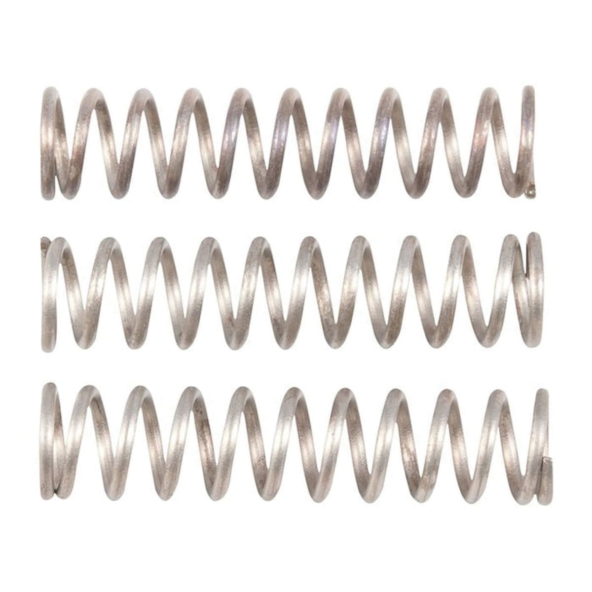 Brownells Rear Sight Elevation Knob Spring, Silver Pack of 3