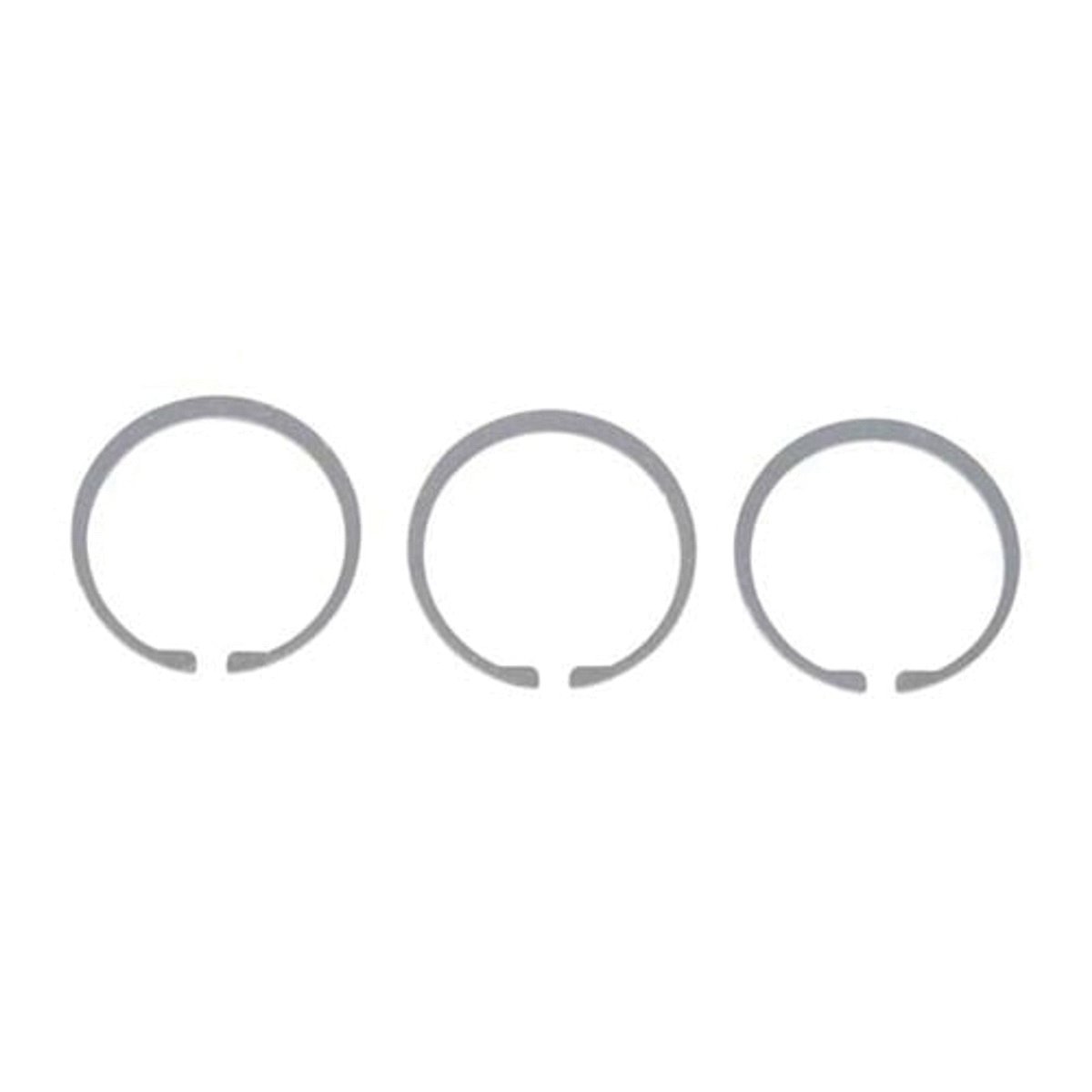 Brownells 3-Pack Bolt/Gas Ring, Silver - Brownells