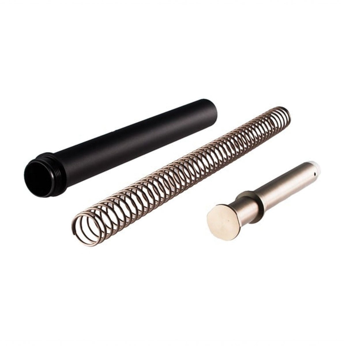 Brownells Rifle Receiver Extension and Buffer Kit, Black - Brownells