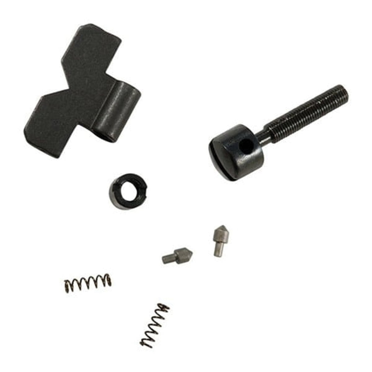 Brownells 0.19" V-Notch Rear Sight Kit Fits Smith & Wesson K-Frame/L-Frame/N-Frame, Black