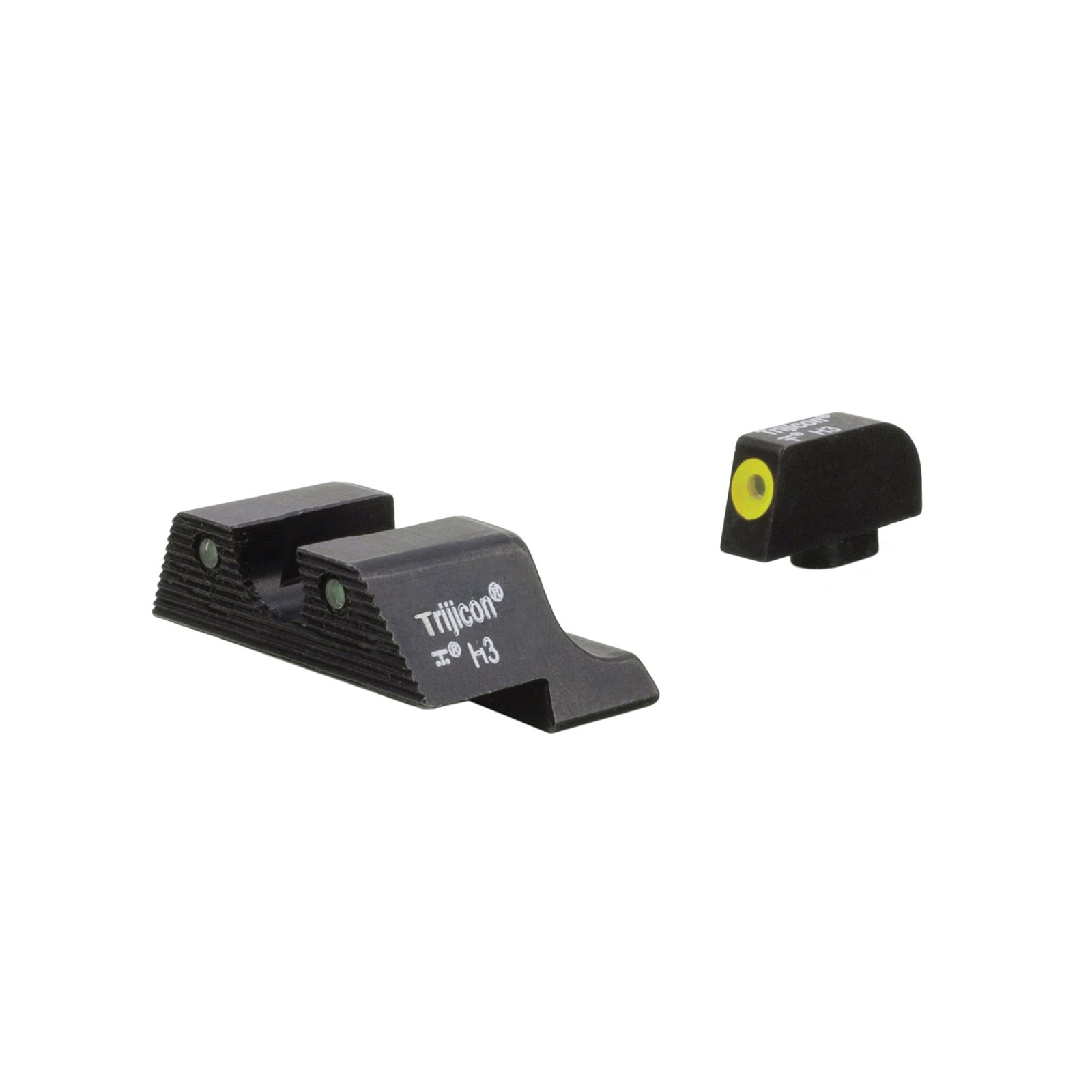 Trijicon HD XR Front/Rear Night Sight Set for Glock 17/17L/19/22/23/24 Pistols - 600835 - Trijicon