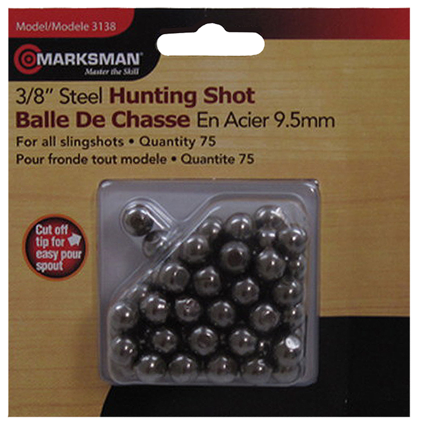 Beeman 0.375" Slingshot, 75/pack - 3138 - Marksman