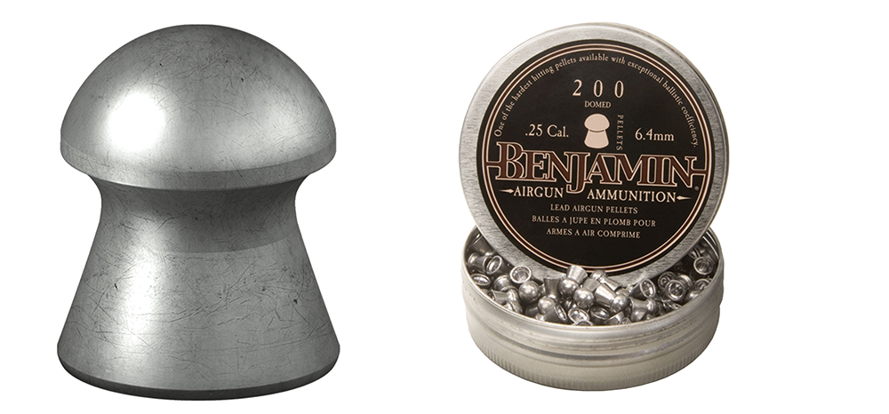 Benjamin Sheridan .25 27.9 gr Domed Pellet, 200/pack - BD225 - Benjamin