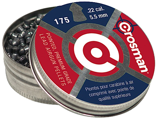 Crosman CopperHead .22 14.3 gr Pointed Pellet, 175/pack - P022 - Crosman