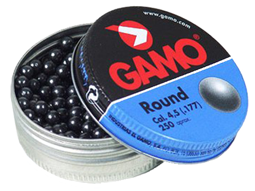 Gamo Outdoor Roundball BB's .177 7.6 gr Round Pellet, 250/pack - 632032454 - Gamo Outdoor
