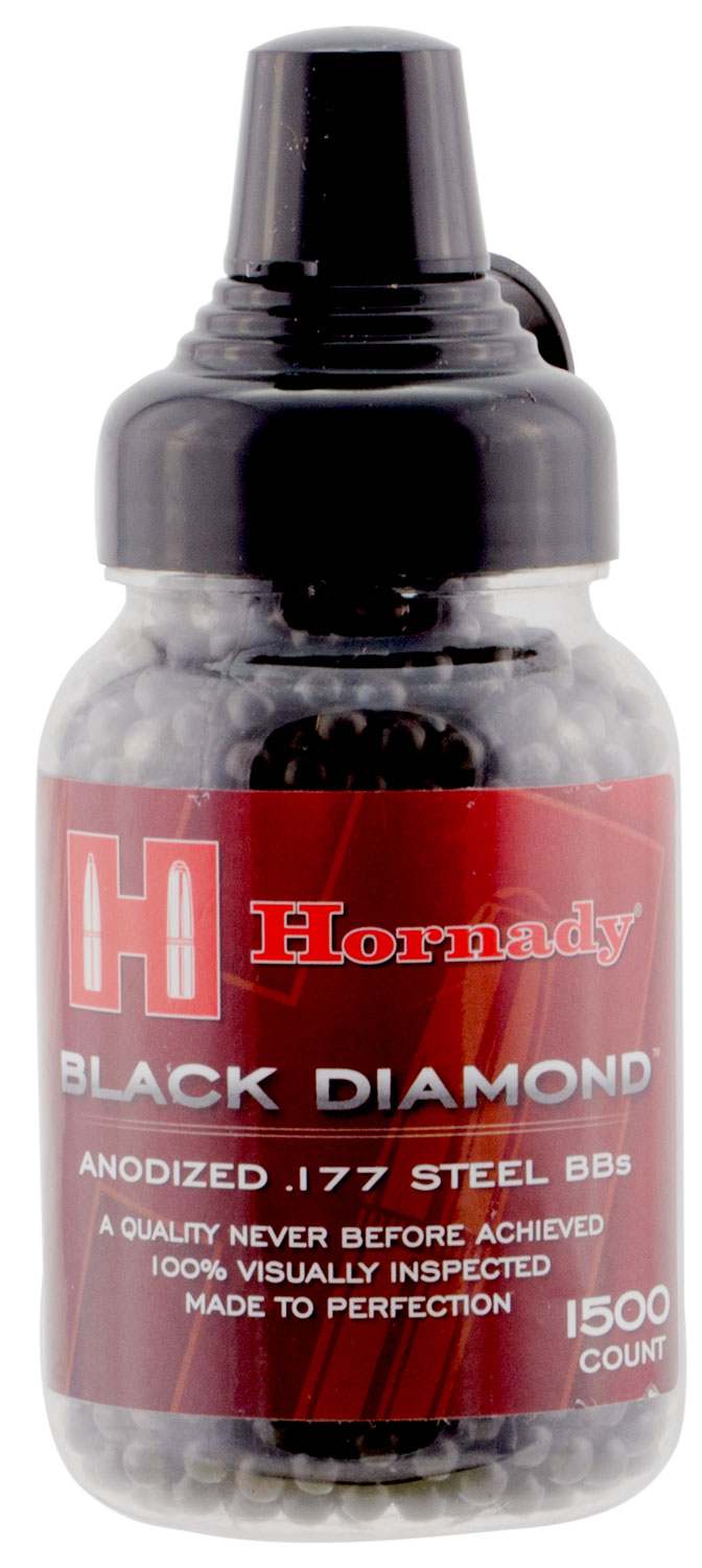 Umarex Hornady Black Diamond .177 BBs, 1500/Plastic Bottle - 2211056 - Umarex
