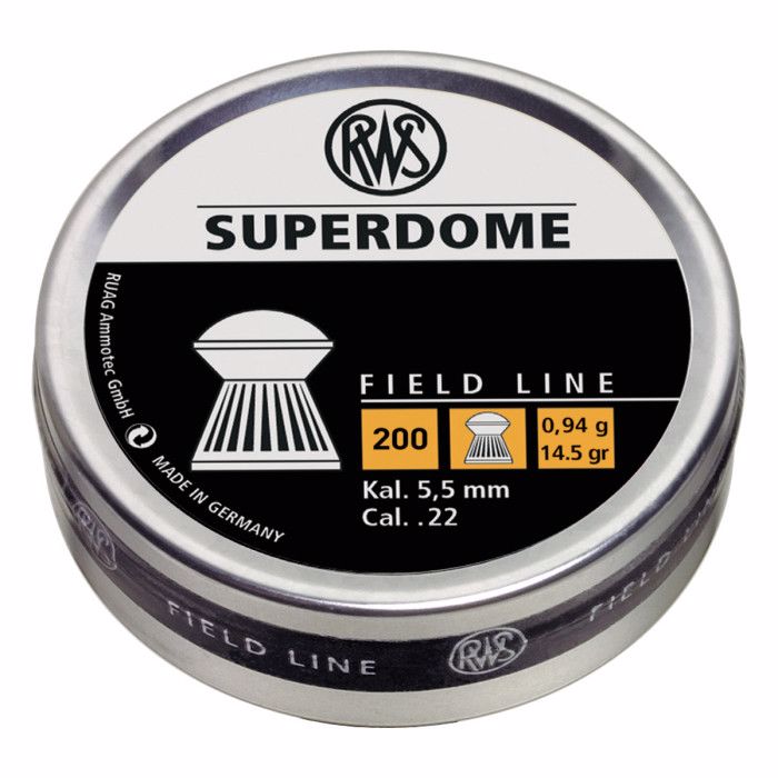 RWS Superdome .22 Cal 14.5 Gr Air Gun Pellets, 200rds - 2317407 - Rws