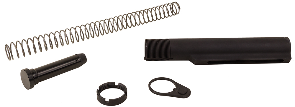 ATI Outdoors Commercial Buffer Tube Assembly, Hardcoat Anodized Black - A5101050 - Ati