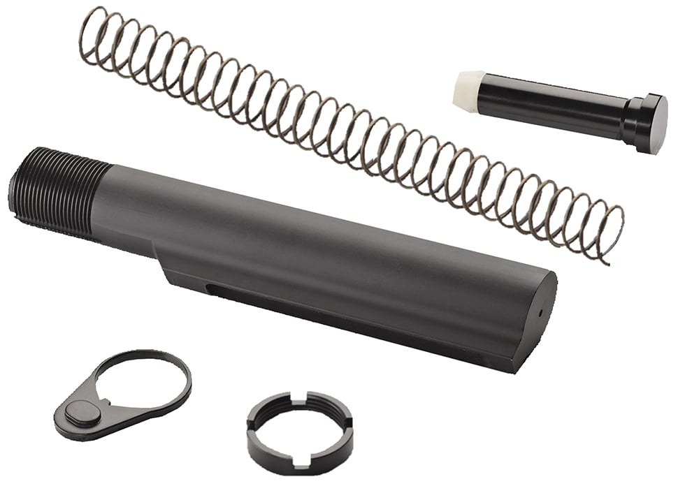 ATI Outdoors Mil-Spec Buffer Tube Assembly, Hardcoat Anodized Black - A5102240 - Ati