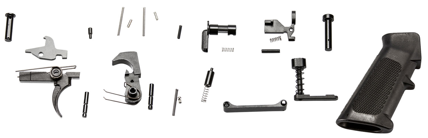 Aim Sports Lower Parts Kit for AR-15 Rifle, Black - ARCLPK - Aim Sports Inc