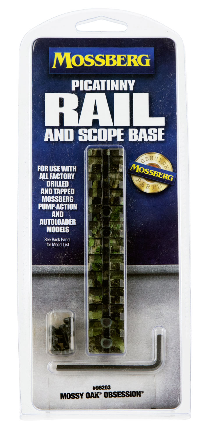Mossberg Steel Standard Picatinny Rail/Scope Mount, Mossy Oak Obsession - 96203