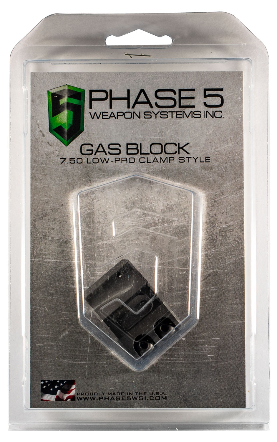 Phase 5 AR-15 Gas Block .750 Low Profile Clamp Style - Phase 5