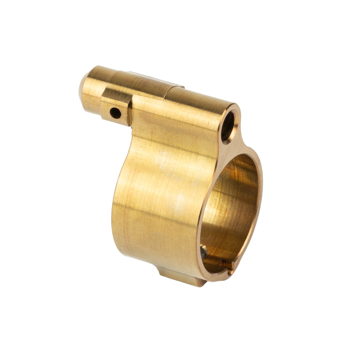 Q Llc Q LLC AR-15 Gas Block .750 Adjustable, Gold - GBADJ
