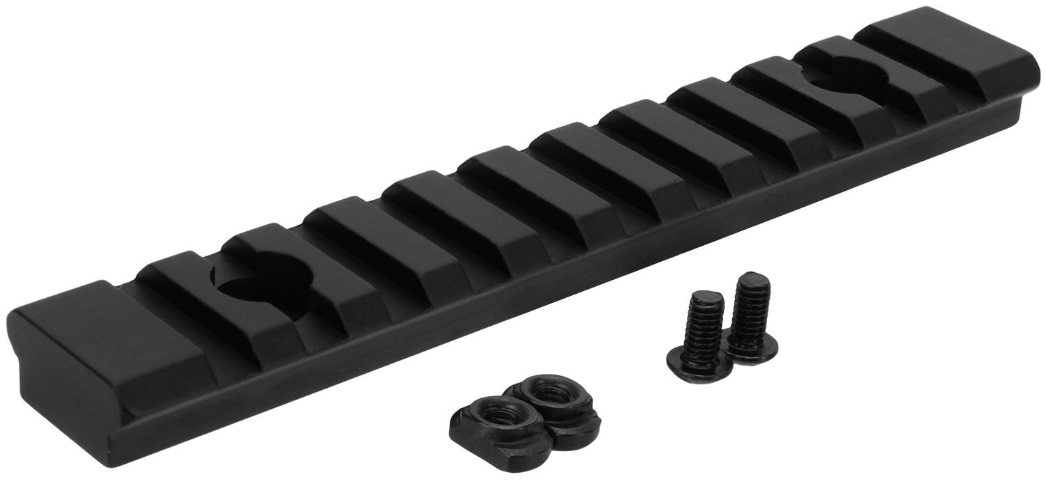 Tacfire M-LOK 5" Picatinny Section Rail, Black - MAR105L - Tacfire