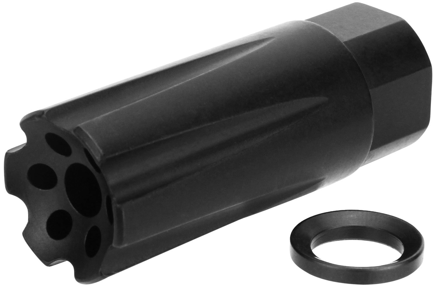 Tacfire 5/8-24 Linear Compensator, .308 Win/7.62x51mm, Nitride Black - MZ1020-3B - Tacfire