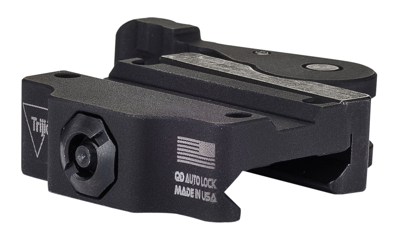 Trijicon MRO Aircraft Grade Aluminum Quick Release Low Scope Mount, Anodized Matte Black - AC32082 - Trijicon
