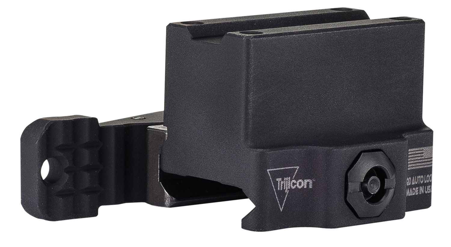 Trijicon Aircraft Grade Aluminum Levered Quick Release Lower 1/3 Co-Witness Mount, Anodized Matte Black - AC32084 - Trijicon
