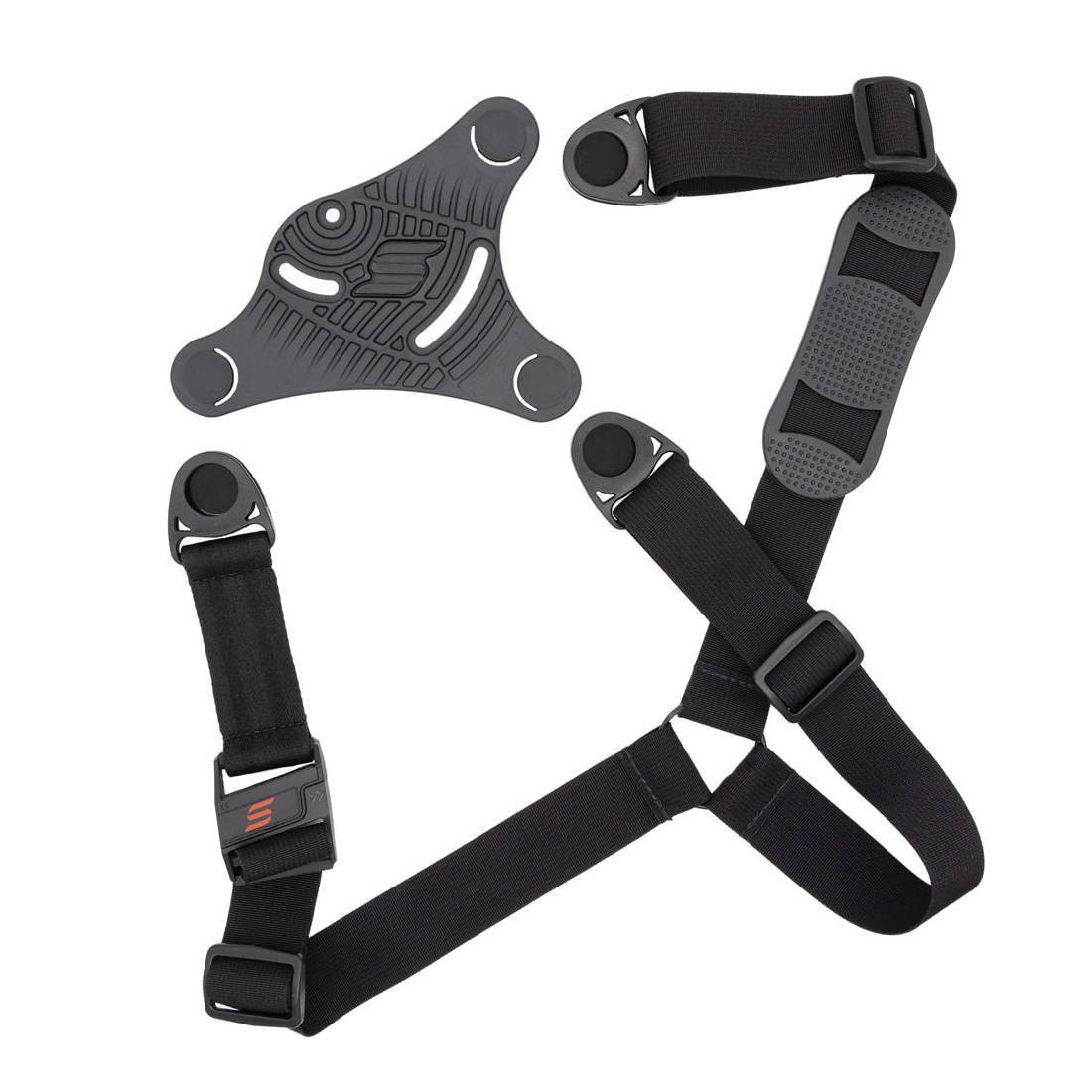 Safariland SCR Shoulder Holster RH Nylon Black - Comfortable and Secure Shoulder Holster for Daily Carry - SAFCR-0-0-0-0-C9-411