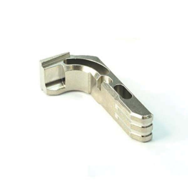 Cross Armory Extended Magazine Catch for P80, Glock Gen 1 to 3 Pistols, Silver - CRGMCSV - Cross Armory