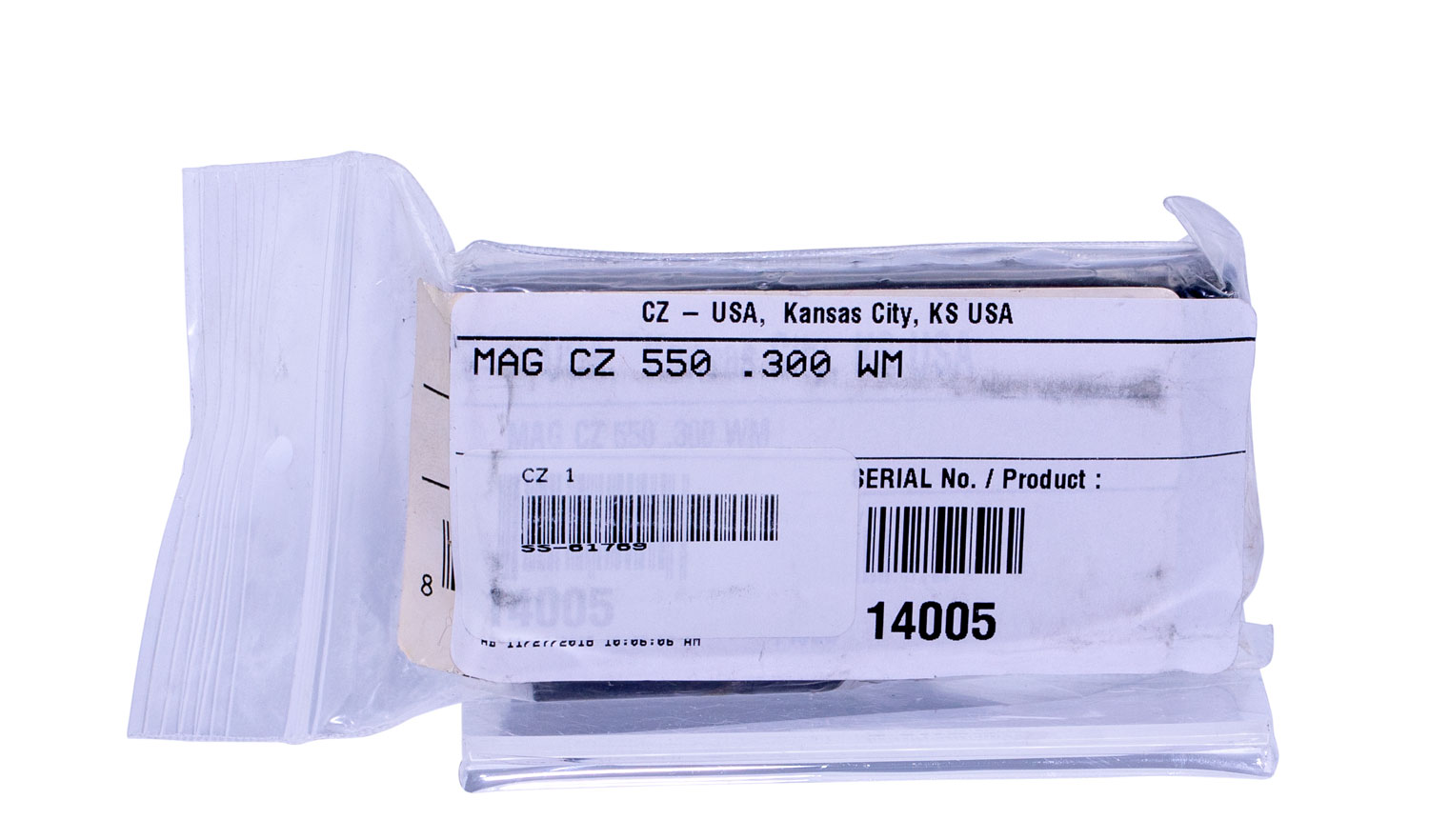 CZ-USA 3 Round .300 Win Mag 550 Detachable Magazine, Black - 14005 - Cz