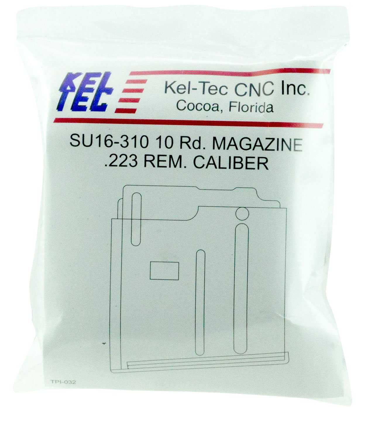 Kel-tec 10 Round .223 Rem/5.56 Detachable Magazine, Blued - SU16310 - Kel-Tec