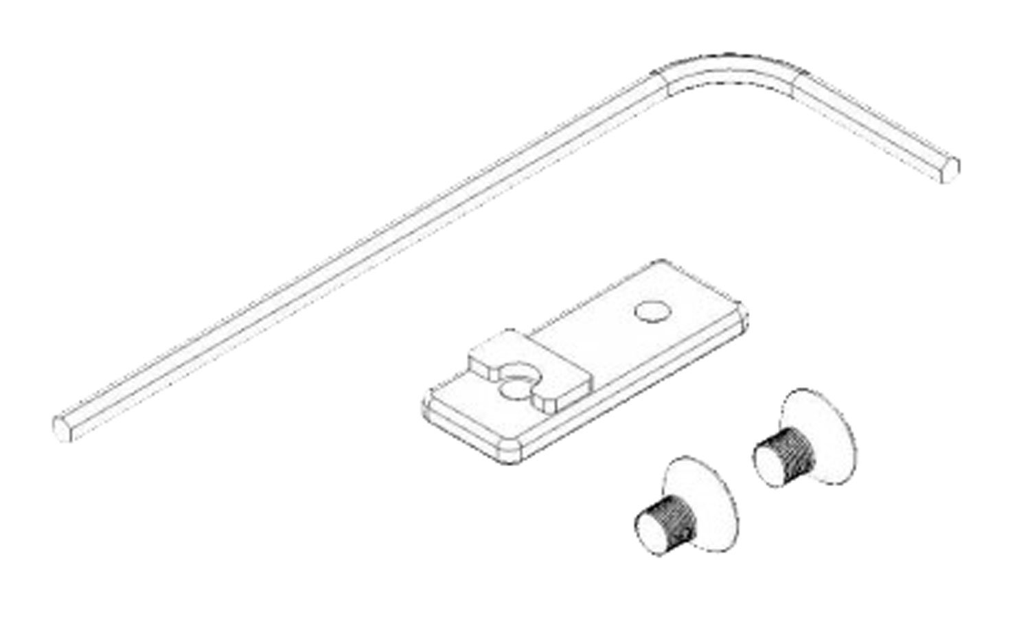 Kel-tec Mag Catch Kit for S&W 59 Sub 2000 Gen2 Rifles, Black - S2K-205SW59 - Kel-Tec