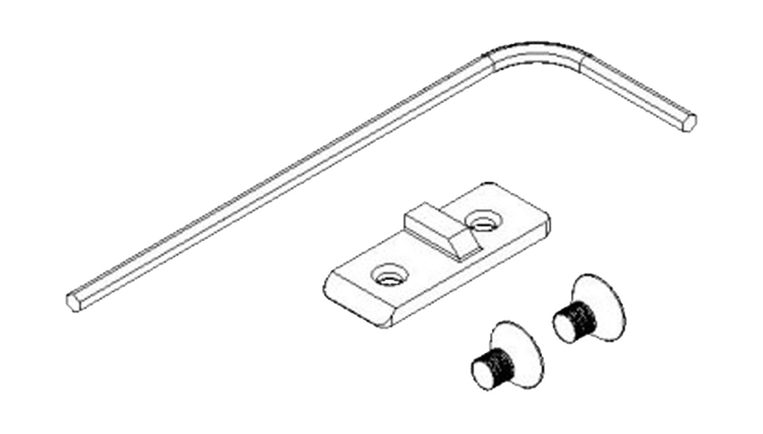 Kel-tec Mag Catch Kit for CZ75 Sub 2000 Gen2 Rifles, Black - S2K-205CZ75 - Kel-Tec