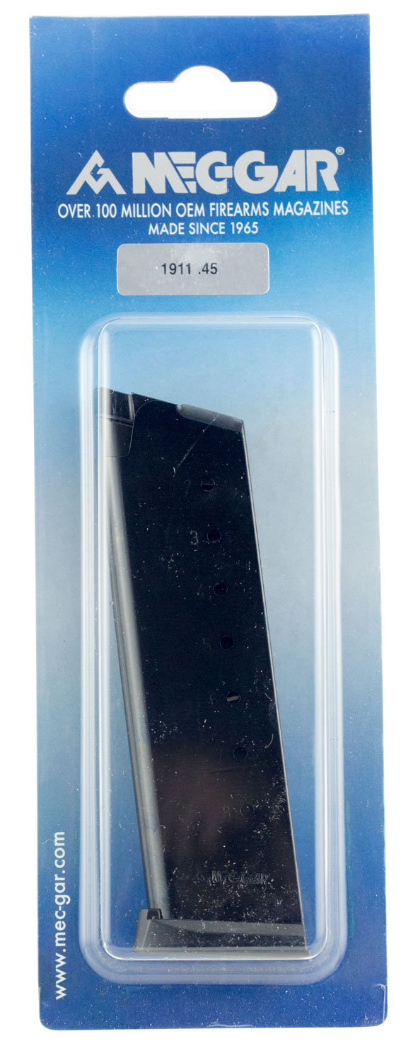 Mec-Gar 8 Round .45 ACP High Capacity Detachable Magazine, Blue - MGCG4508BPF - Mec-Gar
