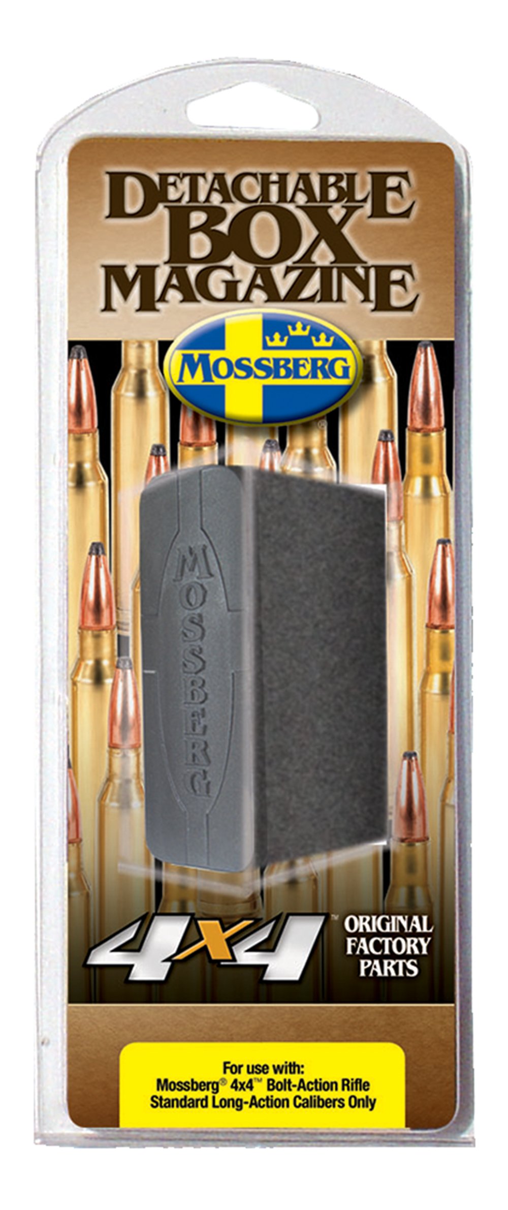 Mossberg 4 Round .270 Win/.25-06 Rem/.30-06 Spfld Detachable Magazine, Black - 95033 - Mossberg