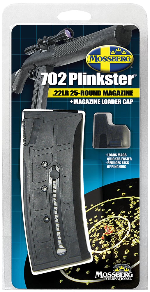 Mossberg 25 Round .22lr 702 Plinkster Detachable Magazine, Black - 95725 - Mossberg