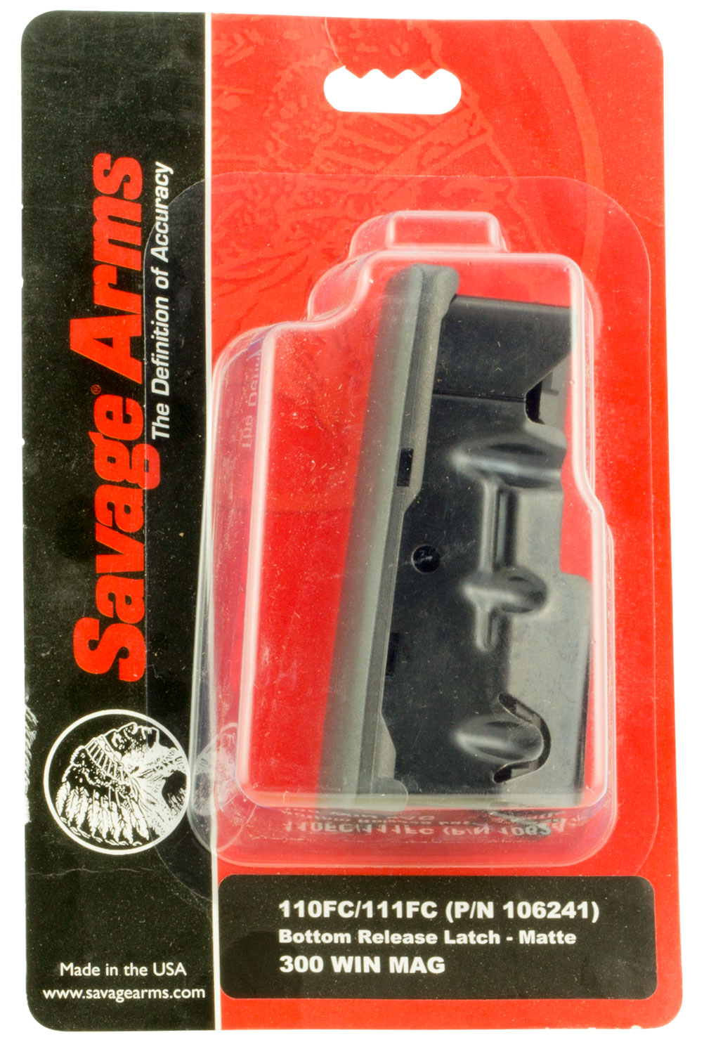 Savage Arms 4 Round .25-250 Rem 10FC/11FC Short Action Detachable Magazine, Matte Blue - 55104