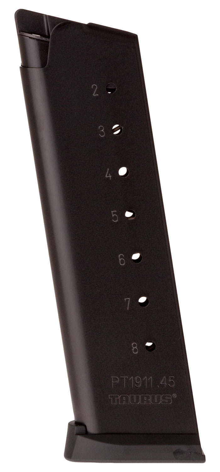 Taurus 8 Round .45 ACP 1911 Commander Detachable Magazine, Black - 358001301 - Taurus